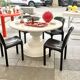 Set de 4 chaises Selene marron Magistretti Artemide