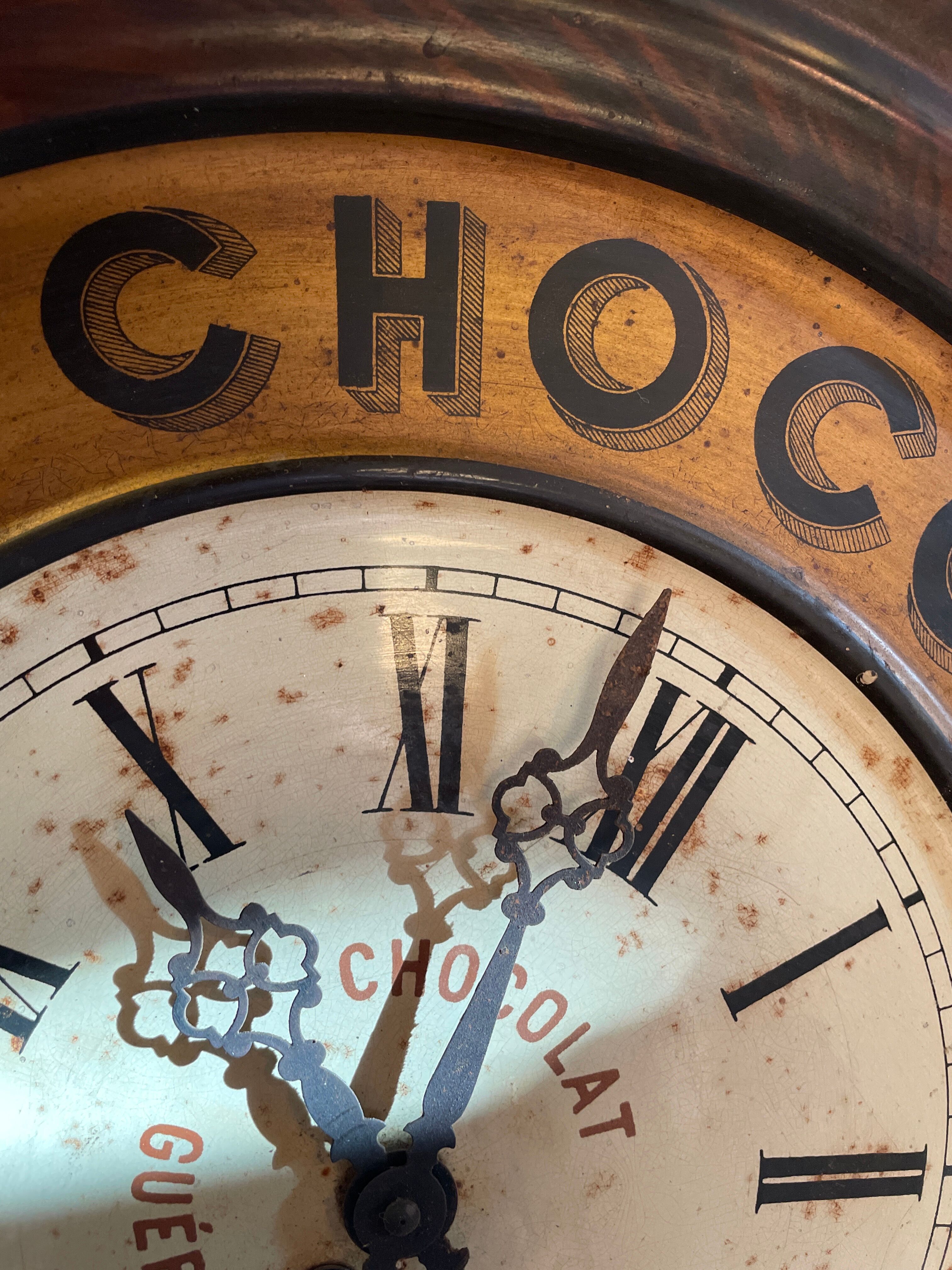 Guerin Boutron chocolate clock