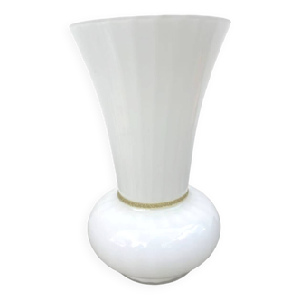 White opaline vase