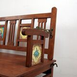 Indian bench, reversible folder