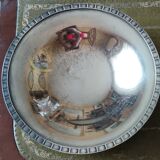 Silver metal fruit cup