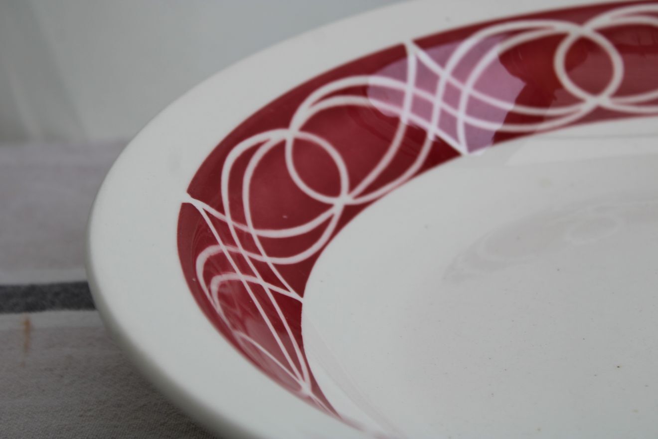 Old dish Sarreguemines