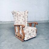 Set of High Wing Back Armchairs, 1900s