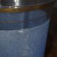 Blue granite vase
