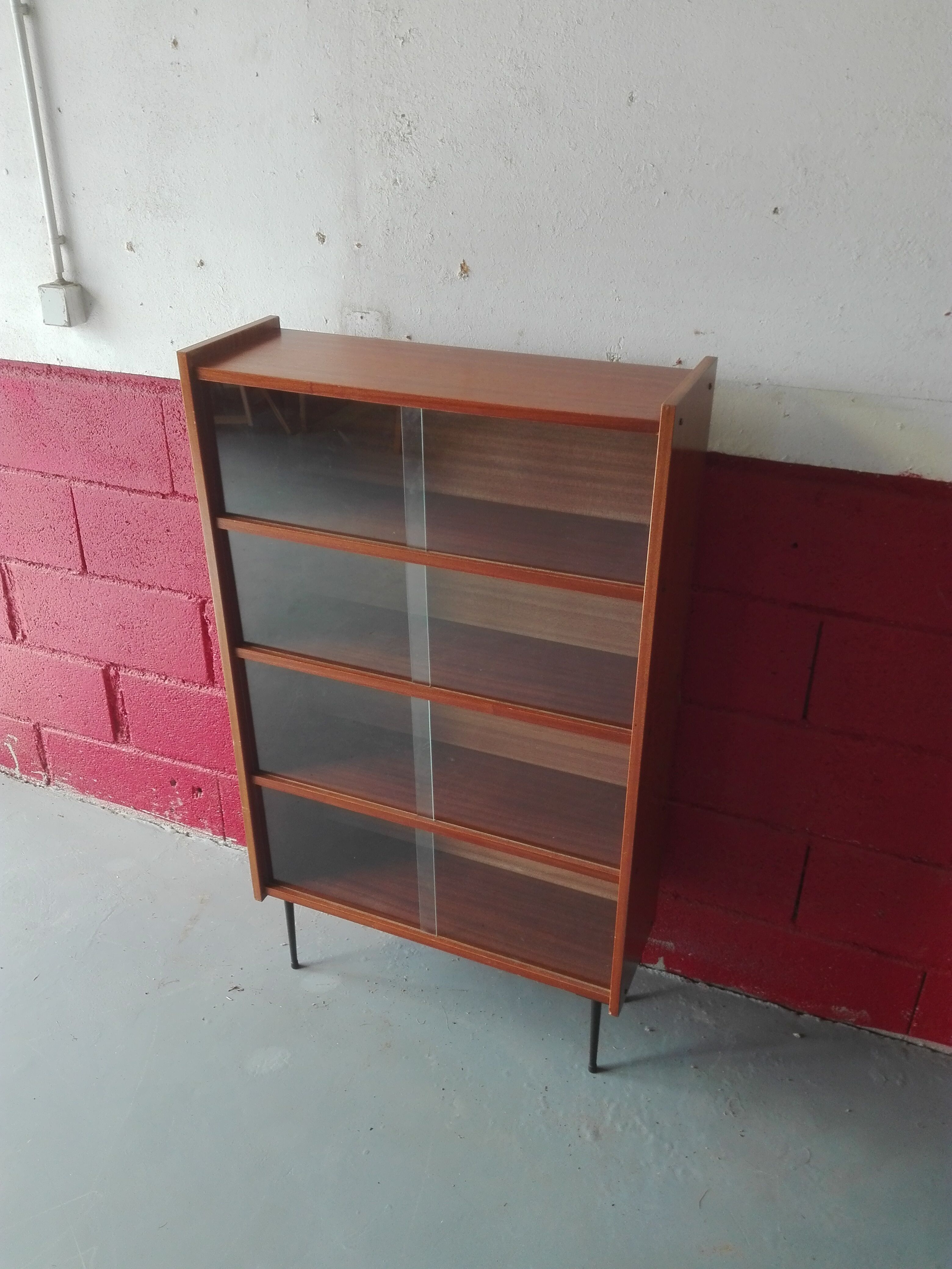 Vintage library showcase