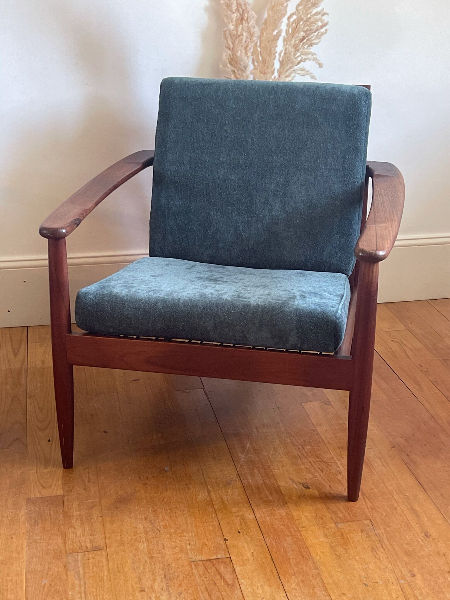 Pair of Danish armchairs designed in the 60s.