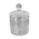 Chiseled crystal powder box