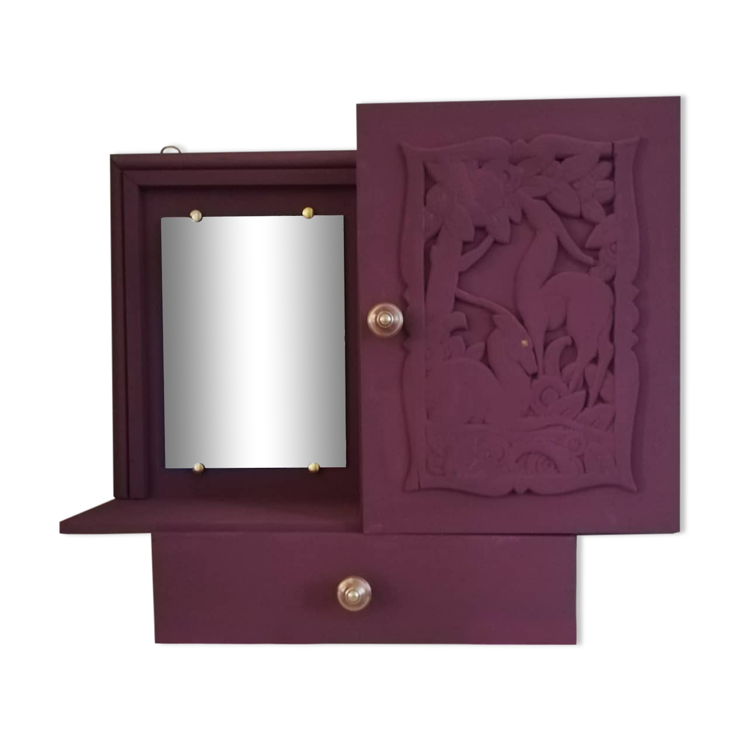 Art Deco toilet cabinet