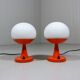 Space age table lamps bed side lamps, 1960’s