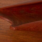 Organically Carved Serving Tray in Teak, 1950s Denmark