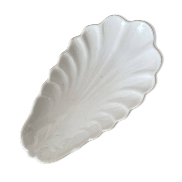 Ravier coquille en porcelaine, vide poche couillage