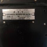 telephone from the 50s in black bakelite