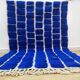 Tapis en laine pure fait main traditionnelle taille 2/3 m