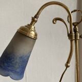 1900 adjustable lamp in brass and glass paste