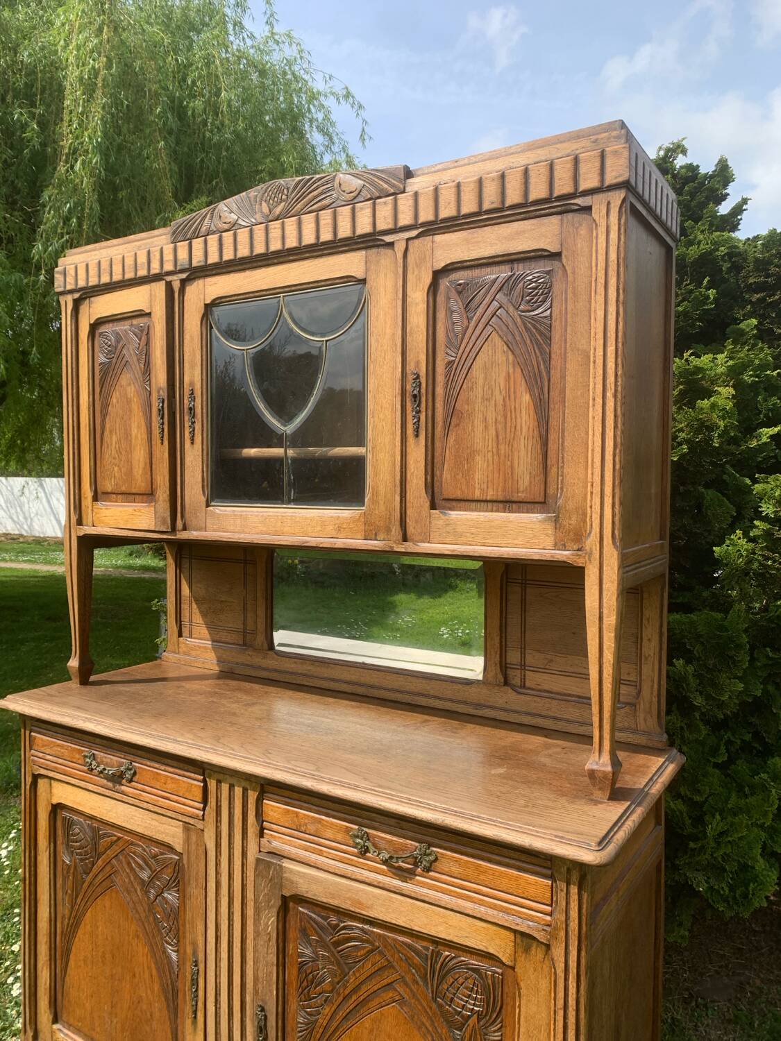 Art Deco Oak Sideboard