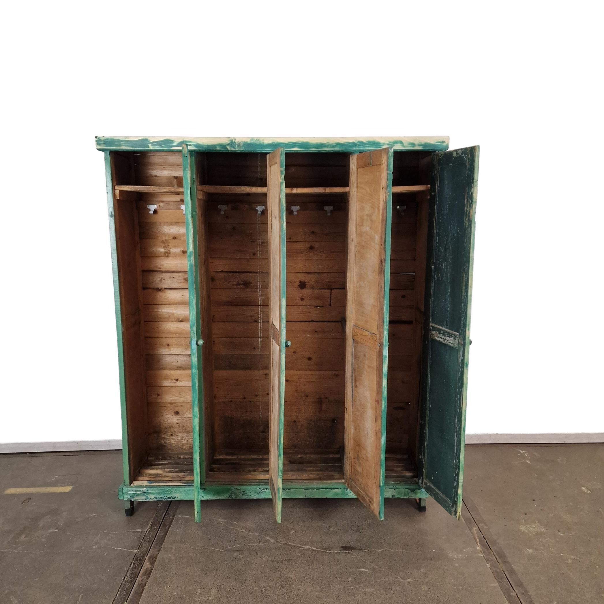 Vintage wooden locker