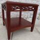 exotic wood side table – excellent condition