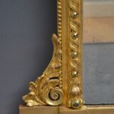 Victorian wall mirror in gilded wood 107x83cm