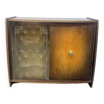 Armoire à cocktails vintage de style Art Déco des années 1950