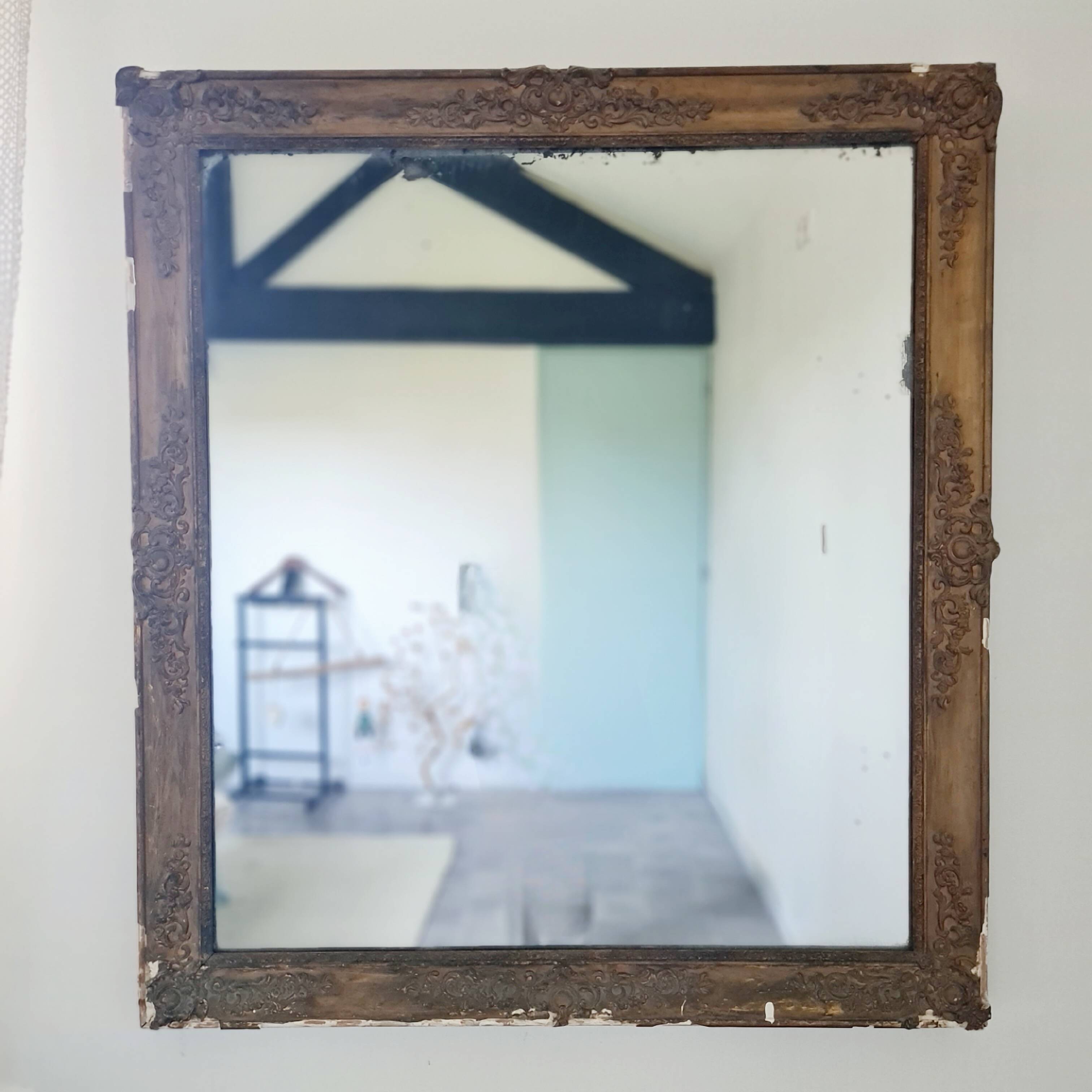 Molded mirror XXL dimensions 100 x 112