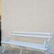 Garden bench signed Godin cast iron bourgeois house