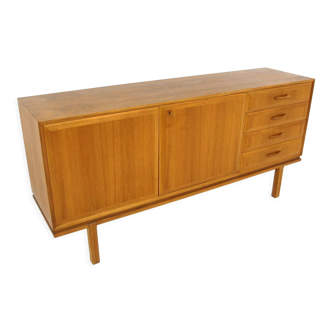 Enfilade scandinave en noyer, Suède, 1960