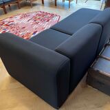 Hay Mags sofa 2.5 seats modules 9301+1061, Steelcut 380 fabric - dark grey