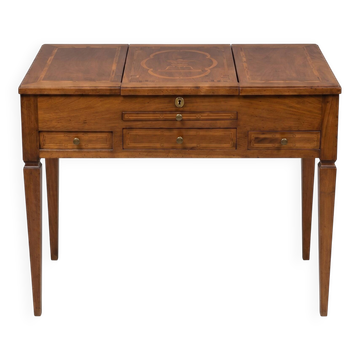 Coiffeuse Louis XVI noyer d'époque