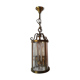 Bronze and crystal lantern