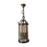 Bronze and crystal lantern