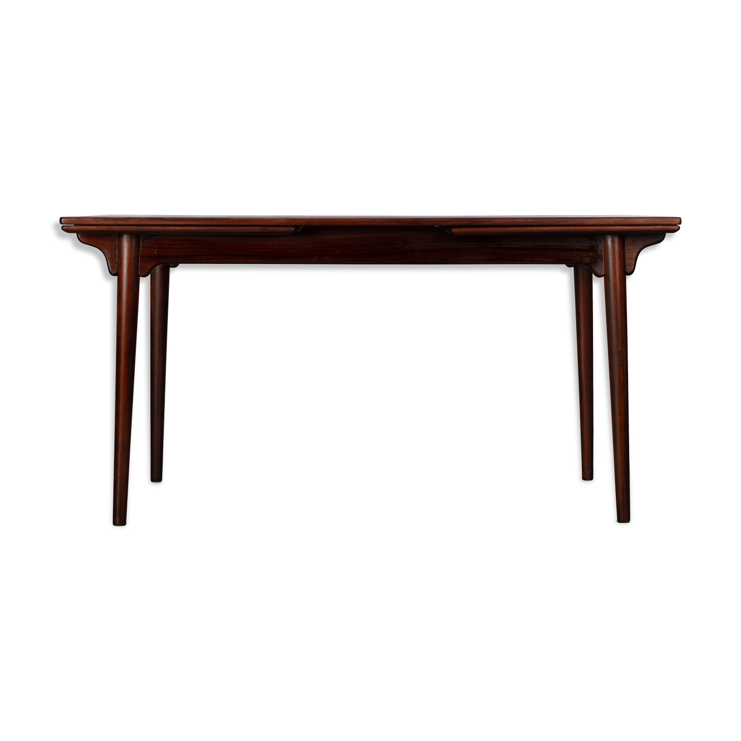 Danish gunni extendable rosewood model 54 dining table for Omann Jun Møbelfabrik, 1960s