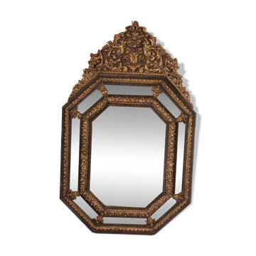 Large mirror with shutters from the 19th century - Netherlands