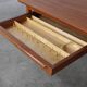 Coffeetable sewing table by Arne Wahl Iversen Danish design teak