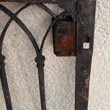 Gothic style wrought iron gate