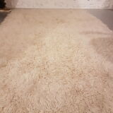 Vintage carpet in long hairwool 280 x 165 cm