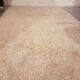 Vintage carpet in long hairwool 280 x 165 cm