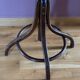 Free-standing coat rack in curved wood, parrot style Baumann or T.