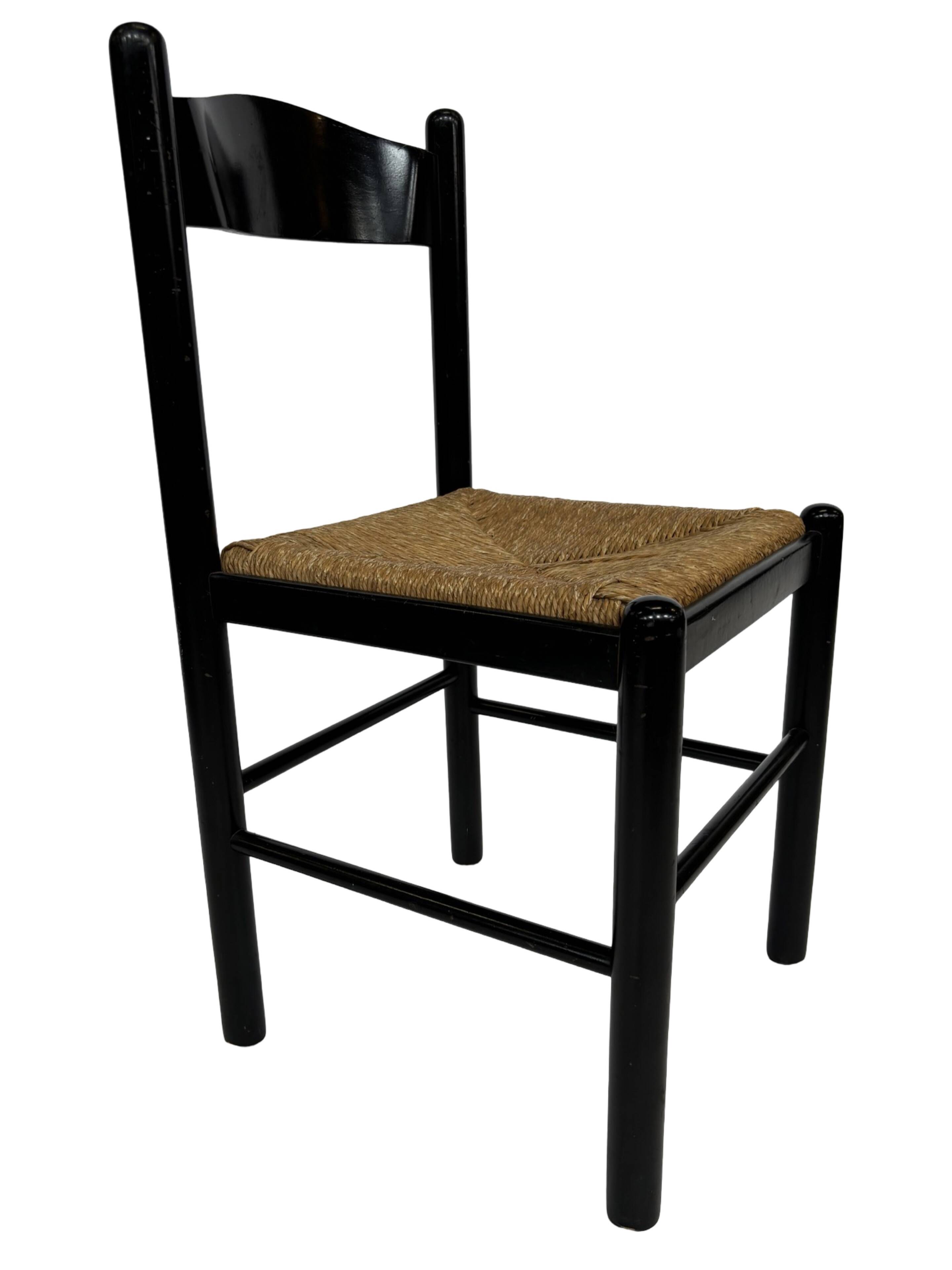 Vintage Rush dining room chair 70's minimalist design