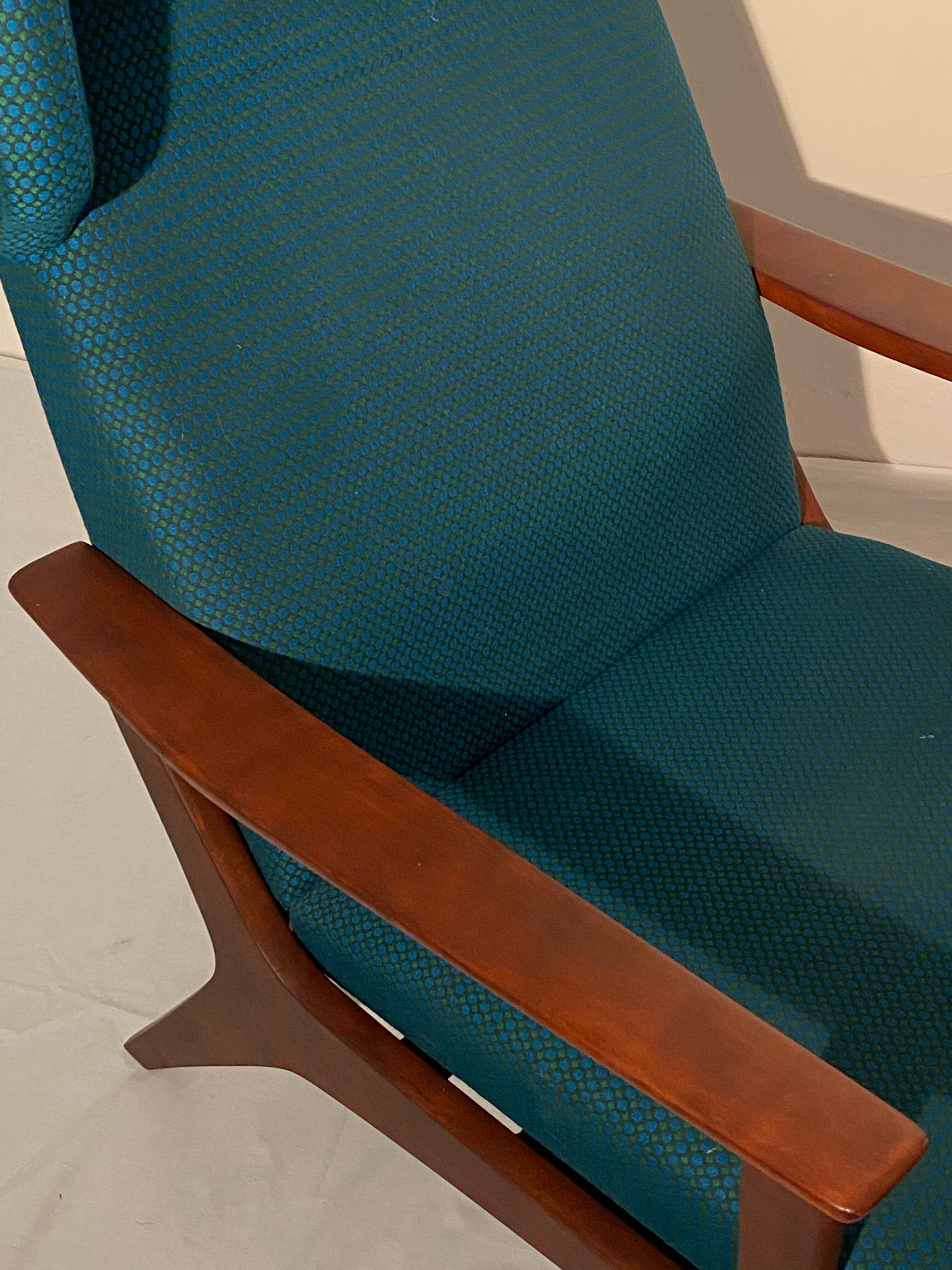 Swedish wingback lounge chair