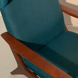 Swedish wingback lounge chair