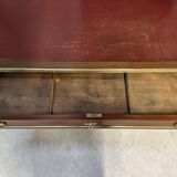 Louis XVI style flat desk in mahogany from around 1950.