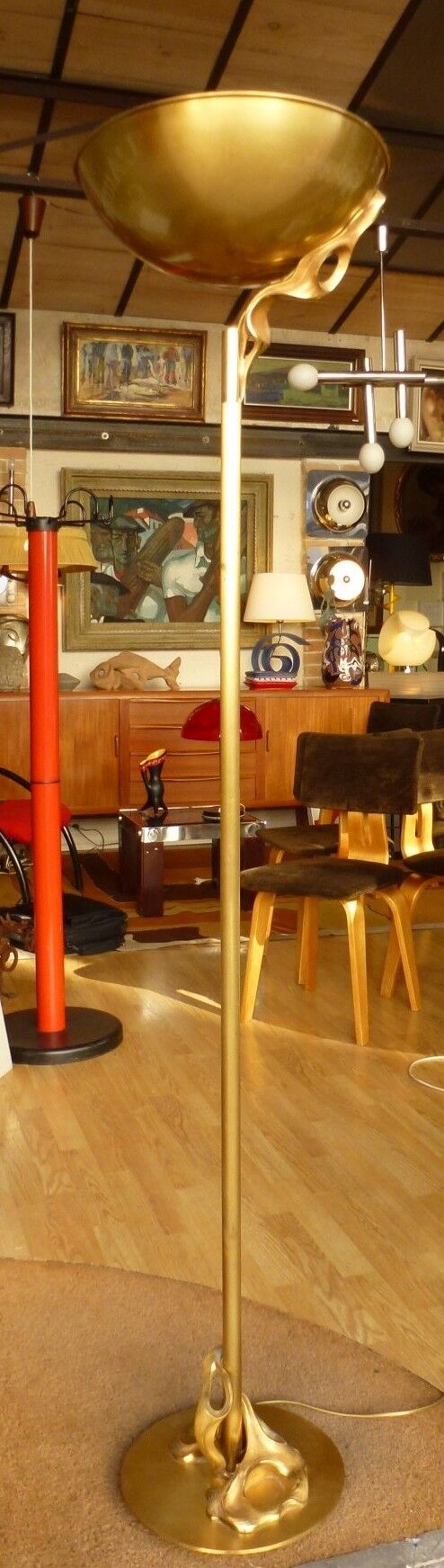Floor lamp in bronze Mauro Marzollo Italian design