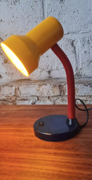 Table lamp primary color 1980