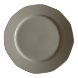 Set of 6 modernist ivory ironstone plates