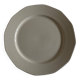 Set de 6 assiettes ivoire modernistes terre de fer