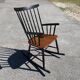 Fauteuil a bascule rocking chair scandinave