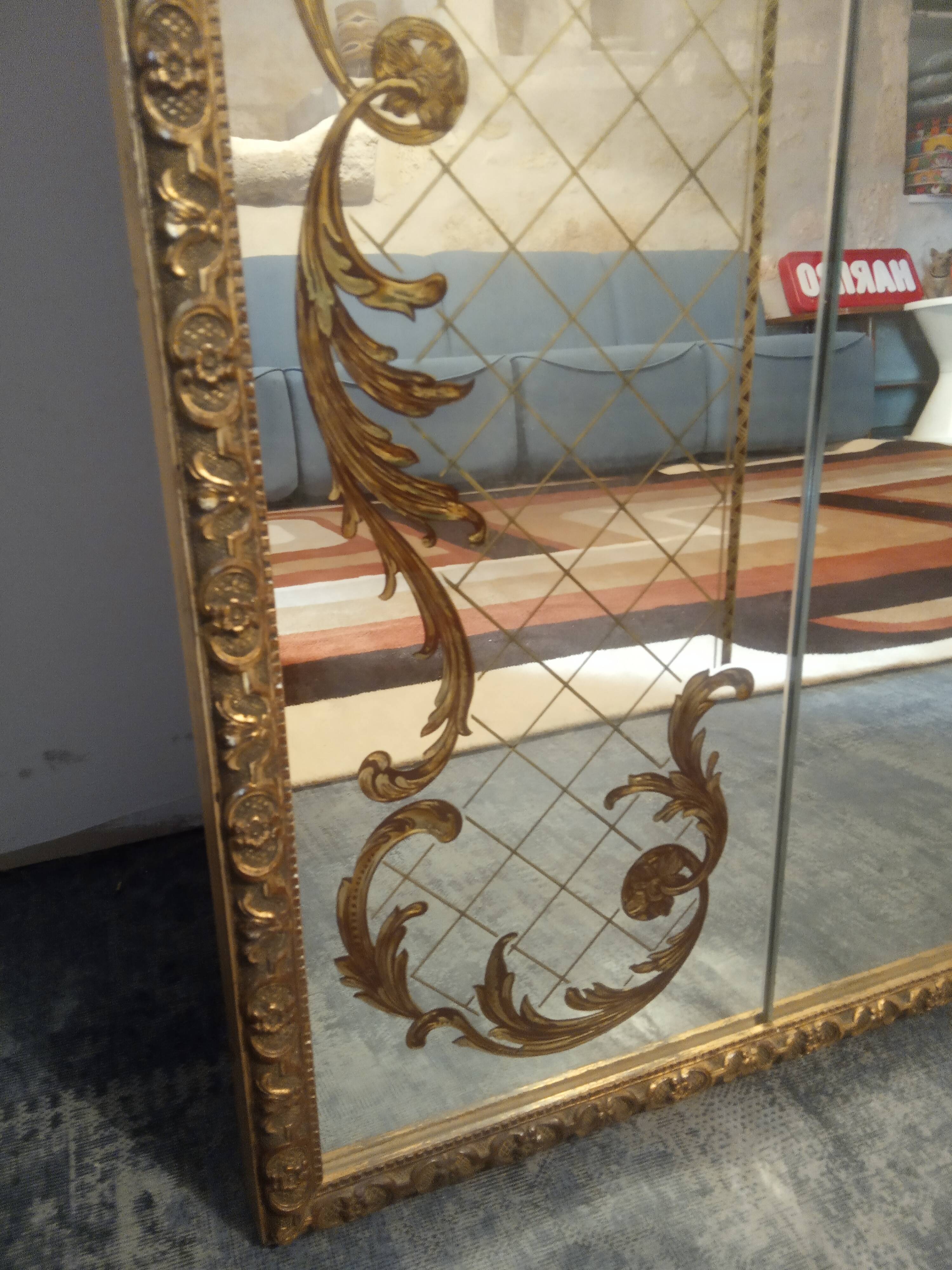 Brasserie Art Deco Mirror 104.5/204cm