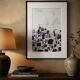 Original abstract painting – urban composition – dlg Nicolas de Stael