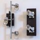Spotlight island fixture set – wall light with 2 spots + bar with 3 spots