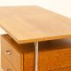 Bureau moderniste tchécoslovaque en chrome et bois, années 1950, Europe